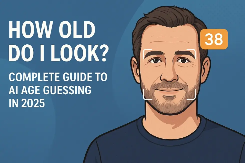 How old do I look AI age guesser portrait example